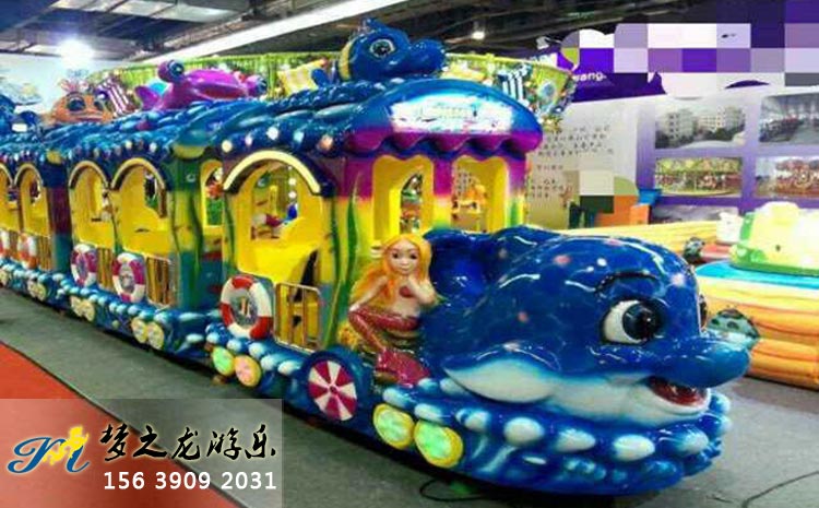 新款商場(chǎng)內用兒童娛樂(lè )無(wú)軌電動(dòng)小火車(chē)